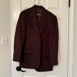 Domini Brown Blazer western rodeo classic timeless